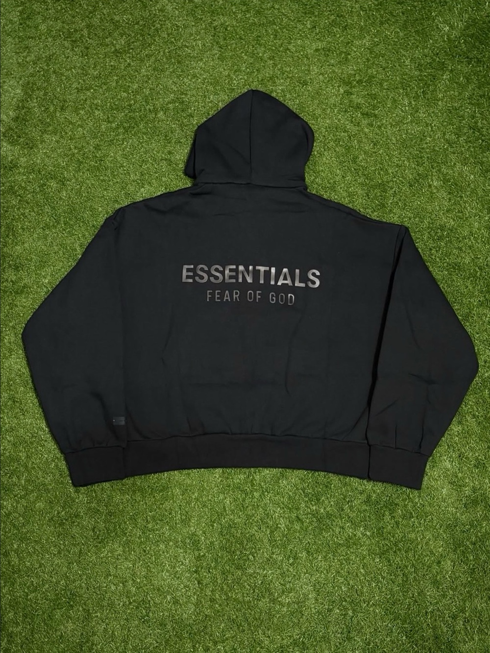 Essentials Fear Of God Black Zip Up